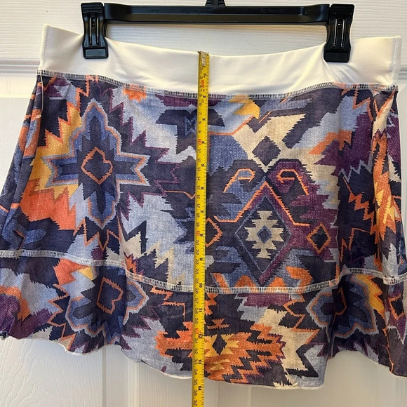 Sofibella UV Colors Doubles 13 Inch Womens Tennis Skirt Size Large - Picture 8 of 8